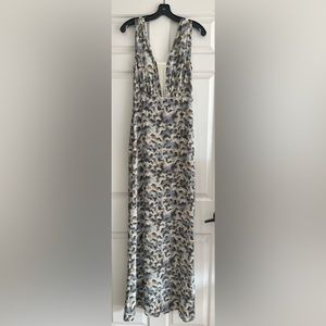 Winter Kate Printed Silk Crepe Maxi Dress